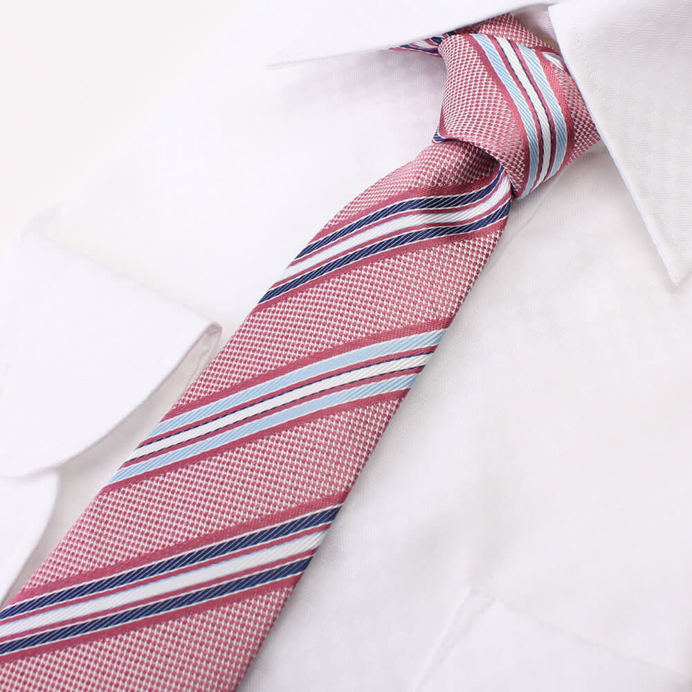 ネクタイ ピンク グレースーツ