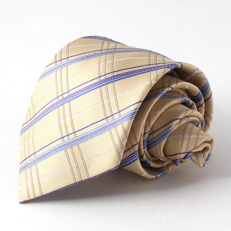 ネクタイ　イエロー　黄色