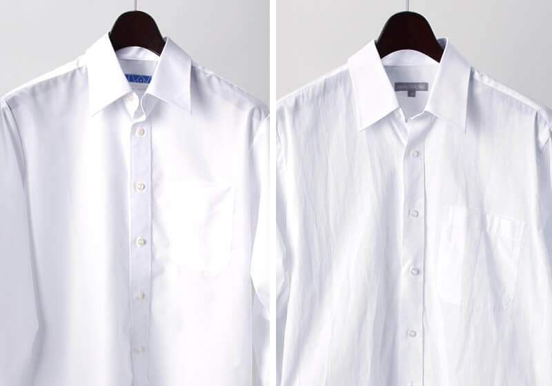 ノーアイロン　ワイシャツ