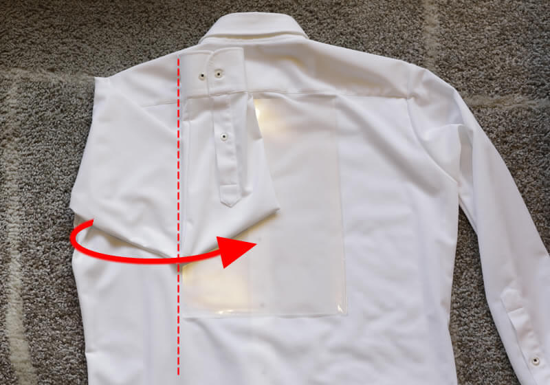 ワイシャツ　たたみ方