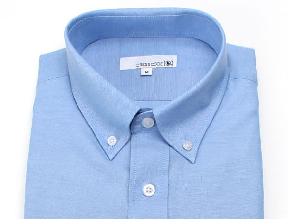 オックスフォード生地ワイシャツ