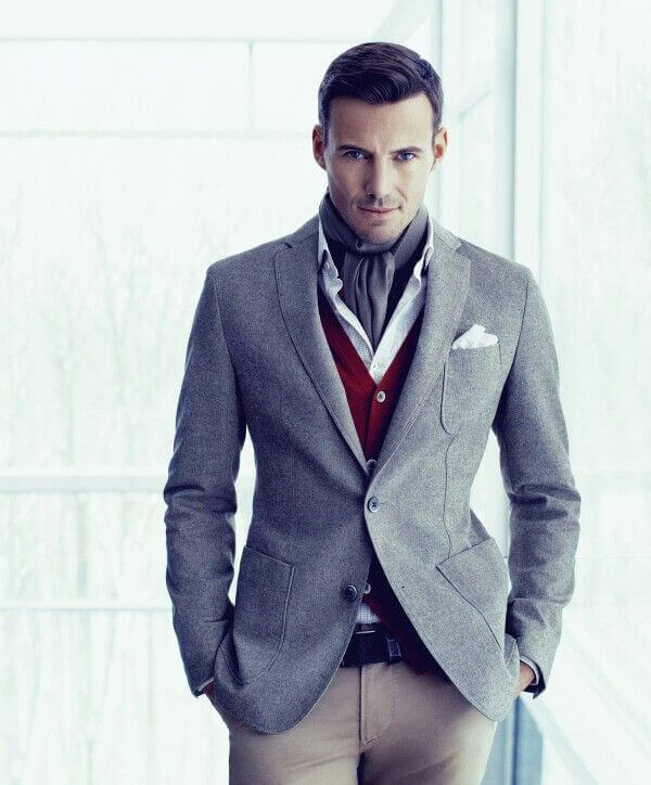 アスコットタイ 着こなし